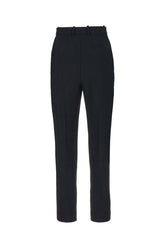 Black viscose blend pant -  | High Quality Luxury Handbag Shop