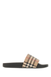 Black polyurethane slippers -  | High Quality Luxury Handbag Shop