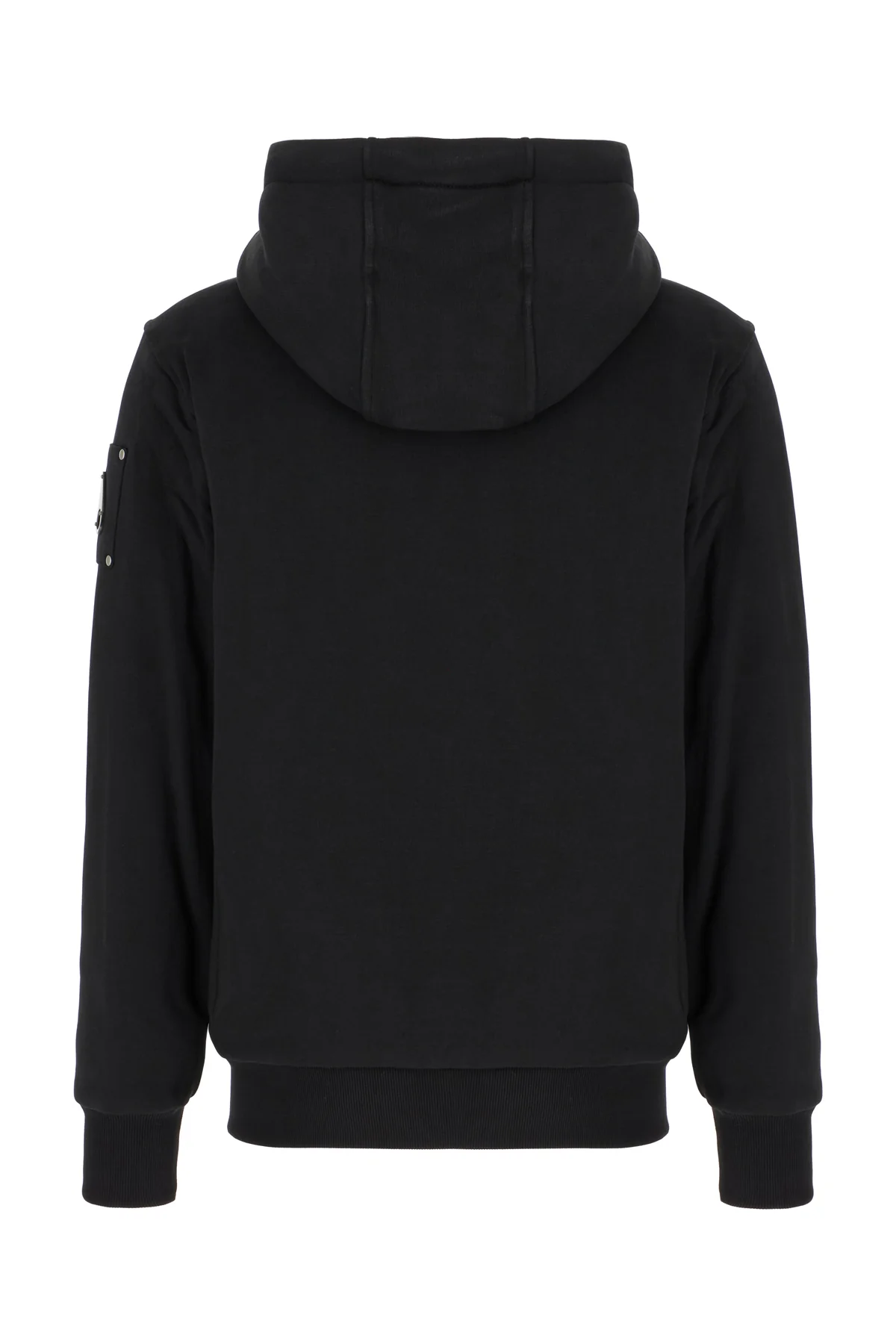 Black cotton blend padded sweatshirt -  | High Quality Luxury Handbag Shop