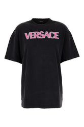 Black cotton t-shirt -  | High Quality Luxury Handbag Shop