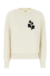 Melange grey cotton blend sweater -  | High Quality Luxury Handbag Shop