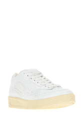 White leather and mesh sneakers -  | High Quality Luxury Handbag Shop