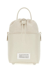 Ivory leather small 5AC bucket bag -  | High Quality Luxury Handbag Shop