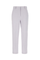 Lilac stretch cotton pants -  | High Quality Luxury Handbag Shop