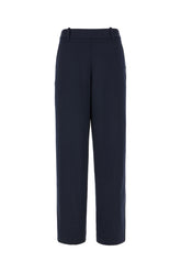 Navy blue stretch cotton pants -  | High Quality Luxury Handbag Shop