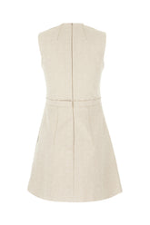 Sand cotton dress -  | High Quality Luxury Handbag Shop