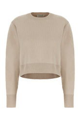 Sand wool blend sweater -  | High Quality Luxury Handbag Shop