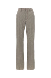 Embroidered wool blend pant -  | High Quality Luxury Handbag Shop