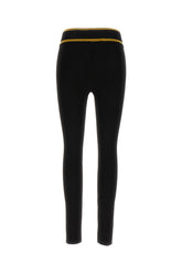 Black viscose leggins -  | High Quality Luxury Handbag Shop