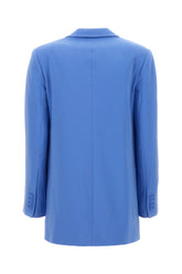 Cerulean triacetate blend blazer -  | High Quality Luxury Handbag Shop