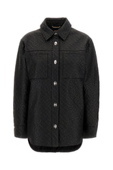 Black synthetic leather shirt -  | High Quality Luxury Handbag Shop