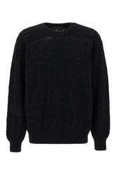 Black wool oversize sweater -  | High Quality Luxury Handbag Shop