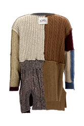 Multicolor wool blend oversize cardigan -  | High Quality Luxury Handbag Shop