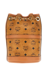 Printed synthetic leather Aren Chain bucket bag -  | High Quality Luxury Handbag Shop