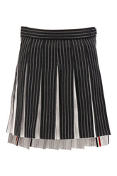 Embroidered wool mini skirt -  | High Quality Luxury Handbag Shop