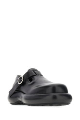 Black leather buckle shoes -  | High Quality Luxury Handbag Shop