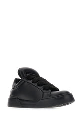 Black nappa leather Mega Skate sneakers -  | High Quality Luxury Handbag Shop