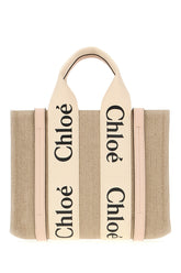 Linen small Woody handbag -  | High Quality Luxury Handbag Shop