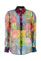 Blusa in seta stampata -  | High Quality Luxury Handbag Shop