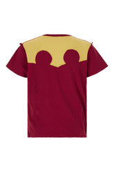 Two-tone cotton t-shirt -  | High Quality Luxury Handbag Shop