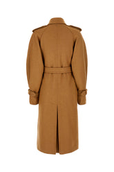 Camel wool blend coat -  | High Quality Luxury Handbag Shop