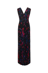 Printed stretch polyester dress -  | High Quality Luxury Handbag Shop