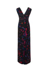 Printed stretch polyester dress -  | High Quality Luxury Handbag Shop