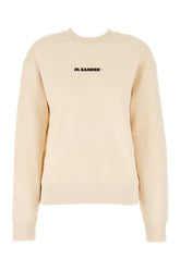 Sand cotton oversize sweatshirt -  | High Quality Luxury Handbag Shop