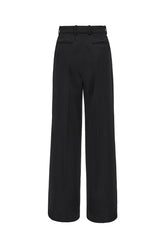 Black triacetate blend pant -  | High Quality Luxury Handbag Shop