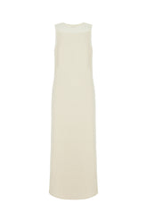 Ivory wool blend dress -  | High Quality Luxury Handbag Shop