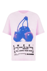 Pastel pink cotton oversize t-shirt -  | High Quality Luxury Handbag Shop