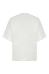 Ivory cotton oversize t-shirt -  | High Quality Luxury Handbag Shop