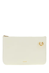 Ivory nappa leather crossbody bag -  | High Quality Luxury Handbag Shop