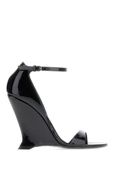 Black leather sandals -  | High Quality Luxury Handbag Shop