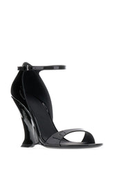 Black leather sandals -  | High Quality Luxury Handbag Shop