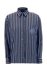 Printed cotton blend oversize shirt -  | High Quality Luxury Handbag Shop
