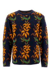 Embroidered wool oversize sweater -  | High Quality Luxury Handbag Shop