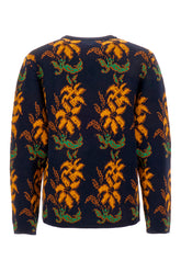 Embroidered wool oversize sweater -  | High Quality Luxury Handbag Shop