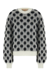 Embroidered acetate blend sweater -  | High Quality Luxury Handbag Shop