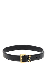 Black leather belt -  | High Quality Luxury Handbag Shop