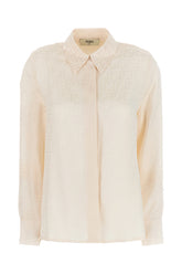 Skin pink silk shirt -  | High Quality Luxury Handbag Shop
