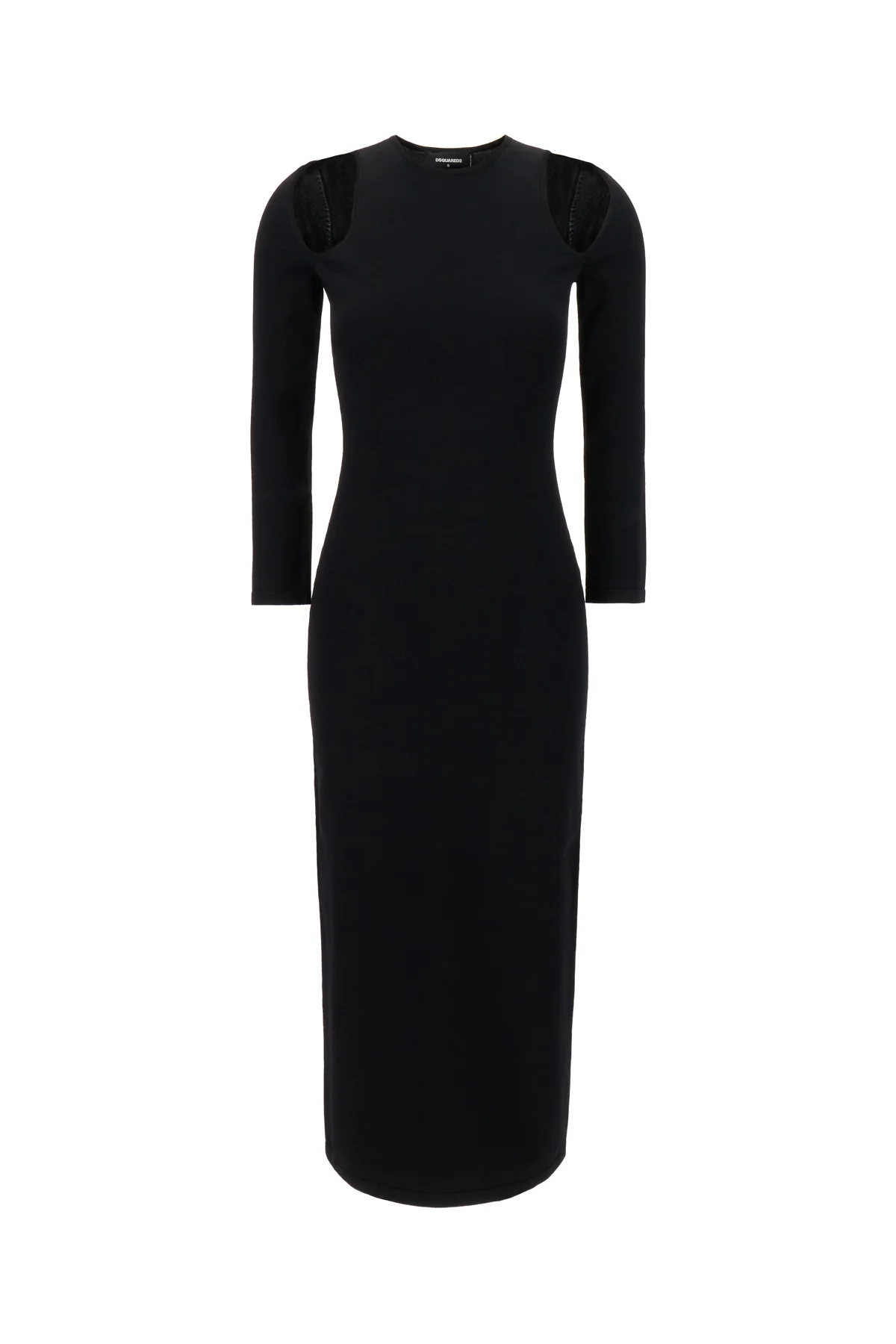Black stretch viscose dress -  | High Quality Luxury Handbag Shop