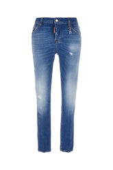 Jeans Cool Girl in denim stretch -  | High Quality Luxury Handbag Shop