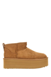 Biscuit suede Classic Ultra Mini ankle boots -  | High Quality Luxury Handbag Shop