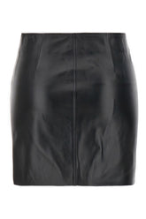 Minigonna in nappa nera -  | High Quality Luxury Handbag Shop
