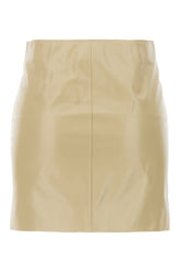 Minigonna in nappa cappuccino -  | High Quality Luxury Handbag Shop