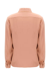 Blusa in seta rosa antico -  | High Quality Luxury Handbag Shop