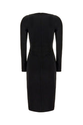 Black stretch viscose dress -  | High Quality Luxury Handbag Shop