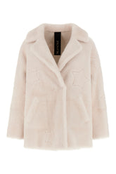 Ivory shearling coat -  | High Quality Luxury Handbag Shop