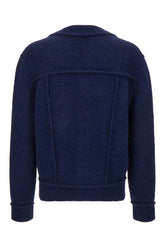 Blue wool blend jacket -  | High Quality Luxury Handbag Shop
